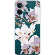 Прозорий чохол BoxFace Motorola G06 Power Chinese Magnolia