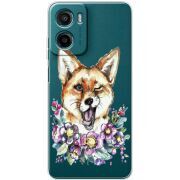 Прозорий чохол BoxFace Motorola G06 Power Winking Fox