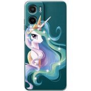Чохол зі стразами Motorola G06 Power Unicorn Queen