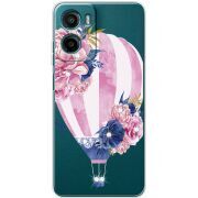 Чохол зі стразами Motorola G06 Power Pink Air Baloon