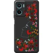 Чорний чохол BoxFace Motorola G06 Power 3D Ukrainian Muse