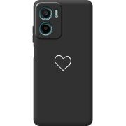 Чорний чохол BoxFace Motorola G06 Power My Heart