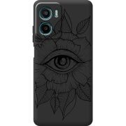 Чорний чохол BoxFace Motorola G06 Power Eye