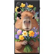 Прозорий чохол BoxFace Nubia Redmagic 10 Air Капибара з квітами