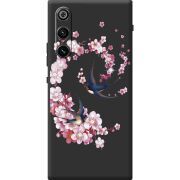 Чохол зі стразами ZTE Nubia Redmagic 10 Air Swallows and Bloom