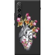 Чохол зі стразами ZTE Nubia Redmagic 10 Air Heart
