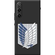 Чорний чохол BoxFace ZTE Nubia RedMagic 10 Air Атака Титанов Крылья Свободы