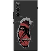 Чорний чохол BoxFace ZTE Nubia RedMagic 10 Air Нападение на Титана