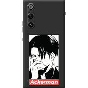 Чорний чохол BoxFace ZTE Nubia RedMagic 10 Air Attack On Titan - Ackerman