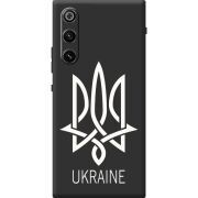 Чорний чохол BoxFace ZTE Nubia RedMagic 10 Air Тризуб монограмма ukraine