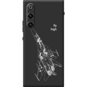 Чорний чохол BoxFace ZTE Nubia RedMagic 10 Air Військовий літак