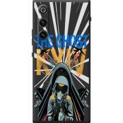 Чорний чохол BoxFace ZTE Nubia RedMagic 10 Air Привид Києва в дії