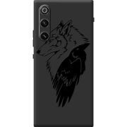 Чорний чохол BoxFace ZTE Nubia RedMagic 10 Air Wolf and Raven