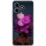 Чохол BoxFace ZTE Blade A36 Exquisite Purple Flowers