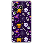 Чохол BoxFace ZTE Blade A36 Halloween Purple Mood