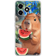 Чохол BoxFace ZTE Blade A36 Капібара з кавуном