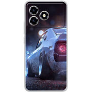 Чохол BoxFace ZTE Blade A36 Silver Car