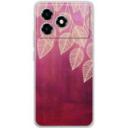 Чохол BoxFace ZTE Blade A36 Gold Leaves