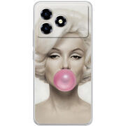 Чохол BoxFace ZTE Blade A36 Marilyn Monroe Bubble Gum