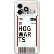 Прозорий чохол BoxFace ZTE Blade A36 Ticket Hogwarts