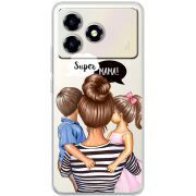 Прозорий чохол BoxFace ZTE Blade A36 Super Mama