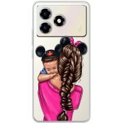 Прозорий чохол BoxFace ZTE Blade A36 Mouse Mommy