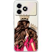 Прозорий чохол BoxFace ZTE Blade A36 Queen and Princess