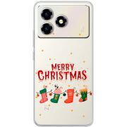 Прозорий чохол BoxFace ZTE Blade A36 Merry Christmas