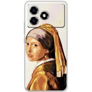 Прозорий чохол BoxFace ZTE Blade A36 Девушка с жемчужной серёжкой