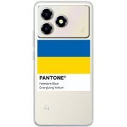 Прозорий чохол BoxFace ZTE Blade A36 Pantone вільний синій
