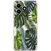 Прозорий чохол BoxFace ZTE Blade A36 Palm Tree