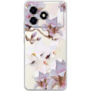 Прозорий чохол BoxFace ZTE Blade A36 Chinese Magnolia