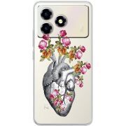 Чохол зі стразами ZTE Blade A36 Heart