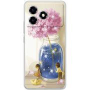 Чохол зі стразами ZTE Blade A36 Little Boy and Girl