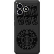 Чорний чохол BoxFace ZTE Blade A36 Black Coffee