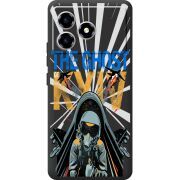 Чорний чохол BoxFace ZTE Blade A36 Привид Києва в дії