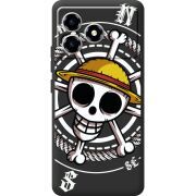 Чорний чохол BoxFace ZTE Blade A36 One Piece Компас