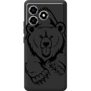Чорний чохол BoxFace ZTE Blade A36 Grizzly Bear