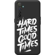 Чорний чохол BoxFace Realme XT Hard Times Good Times