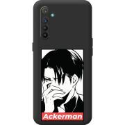 Чорний чохол BoxFace Realme XT Attack On Titan - Ackerman
