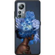 Чохол BoxFace Blackview A85 Exquisite Blue Flowers