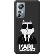 Чорний чохол BoxFace Blackview A85 Cat in Black