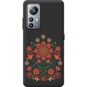Чорний чохол BoxFace Blackview A85 Ukrainian Ornament