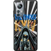 Чорний чохол BoxFace Blackview A85 Привид Києва в дії