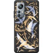 Чорний чохол BoxFace Blackview A85 Ластівки