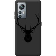 Чорний чохол BoxFace Blackview A85 Deer