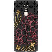 Черный чехол Uprint Xiaomi Redmi 5 Plus FranceFlowers