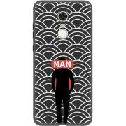 Черный чехол Uprint Xiaomi Redmi 5 Plus Man Pattern