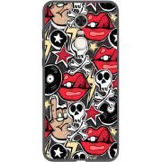 Черный чехол Uprint Xiaomi Redmi 5 Plus Rock Graffiti