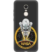 Черный чехол Uprint Xiaomi Redmi 5 Plus NASA Spaceship